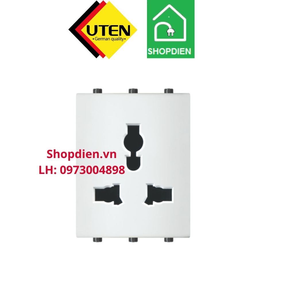 Ổ cắm 3 chấu đa năng V3 UTEN V3.0 PCZ13/N-MS
