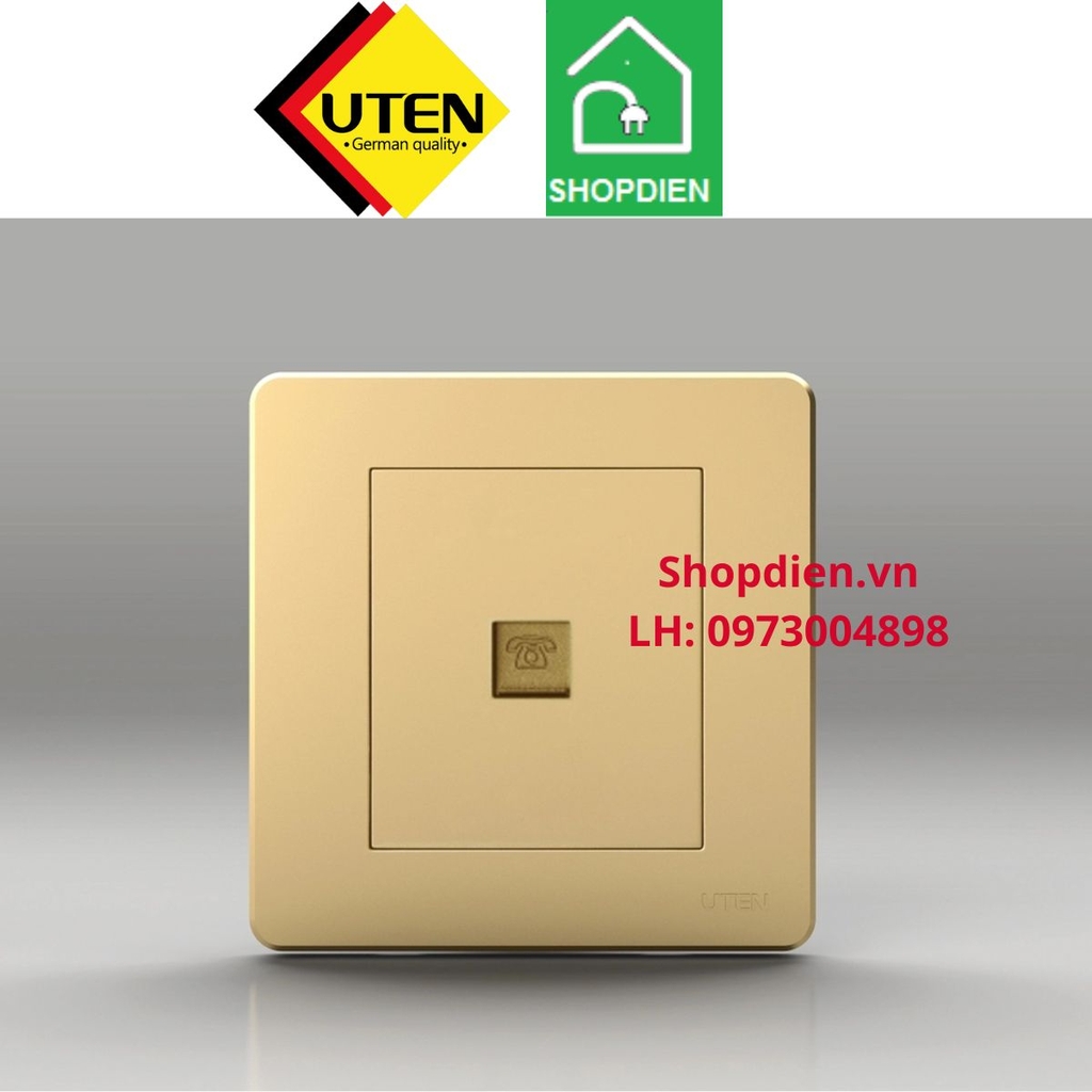 Ổ cắm điện thoại đơn Telephone socket Q7 UTEN Q7G-1TEL