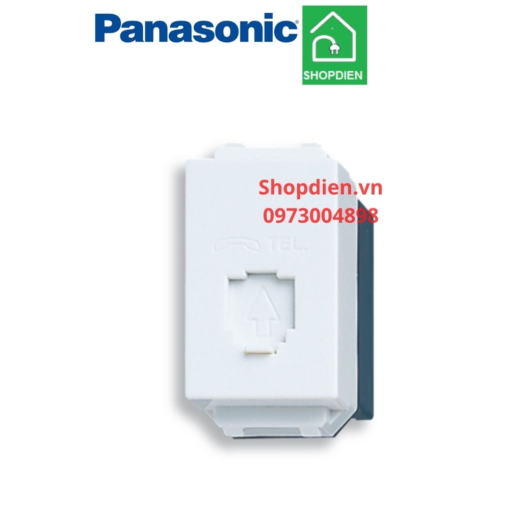 WEV2364SW Panasonic Ổ cắm điện thoại Wide Series telephone outlet