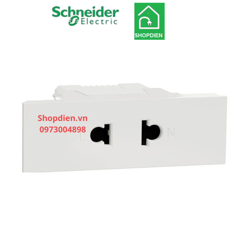 M3T426USS_WE Schneider Ổ cắm đơn 2 chấu 16A AvatarOn A