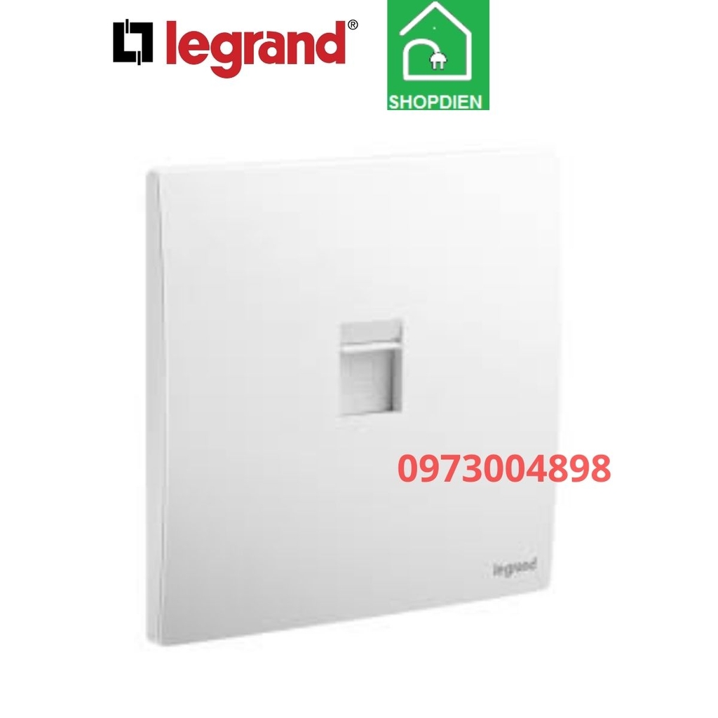 Ổ cắm mạng Cat5e Mallia Senses Legrand 281161MW màu trắng