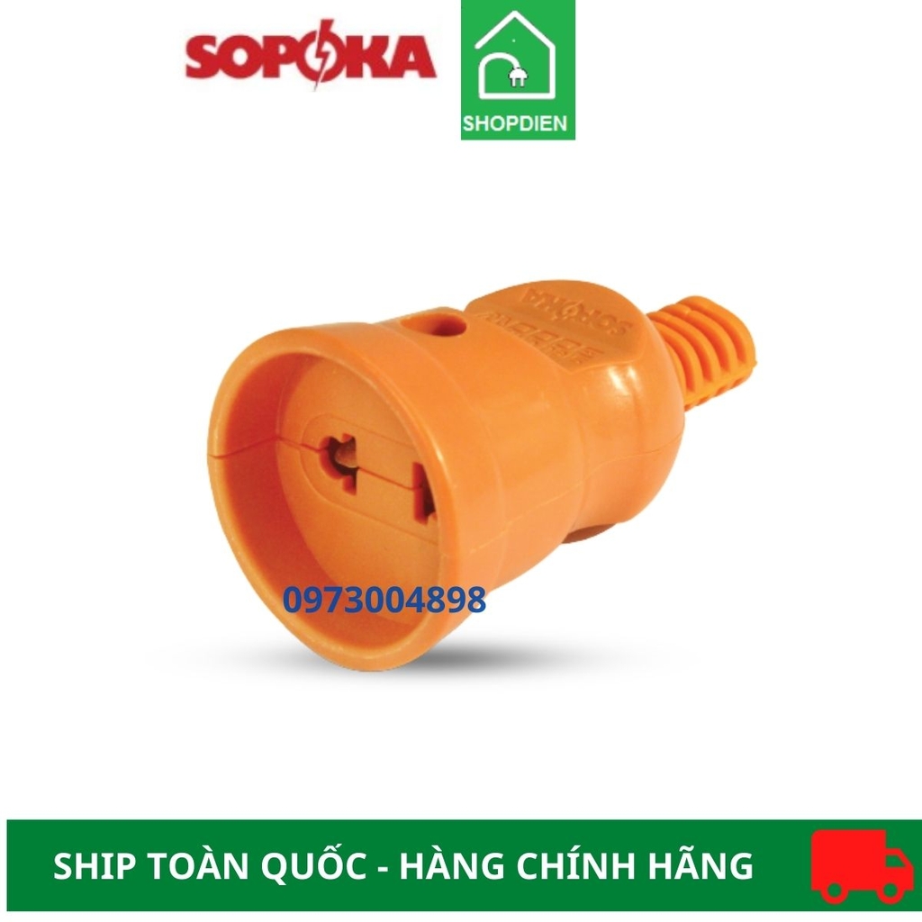 Ổ cắm nối âm 2 chân chịu tải Sopoka C3000W
