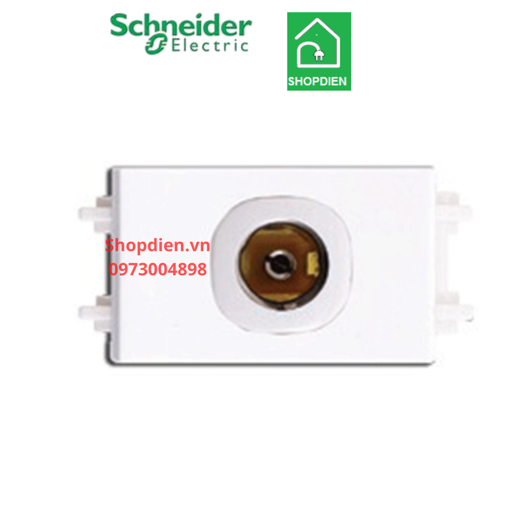 Ổ cắm Tivi size S Schneider S-FLEXI F30TVSM_WE_G19