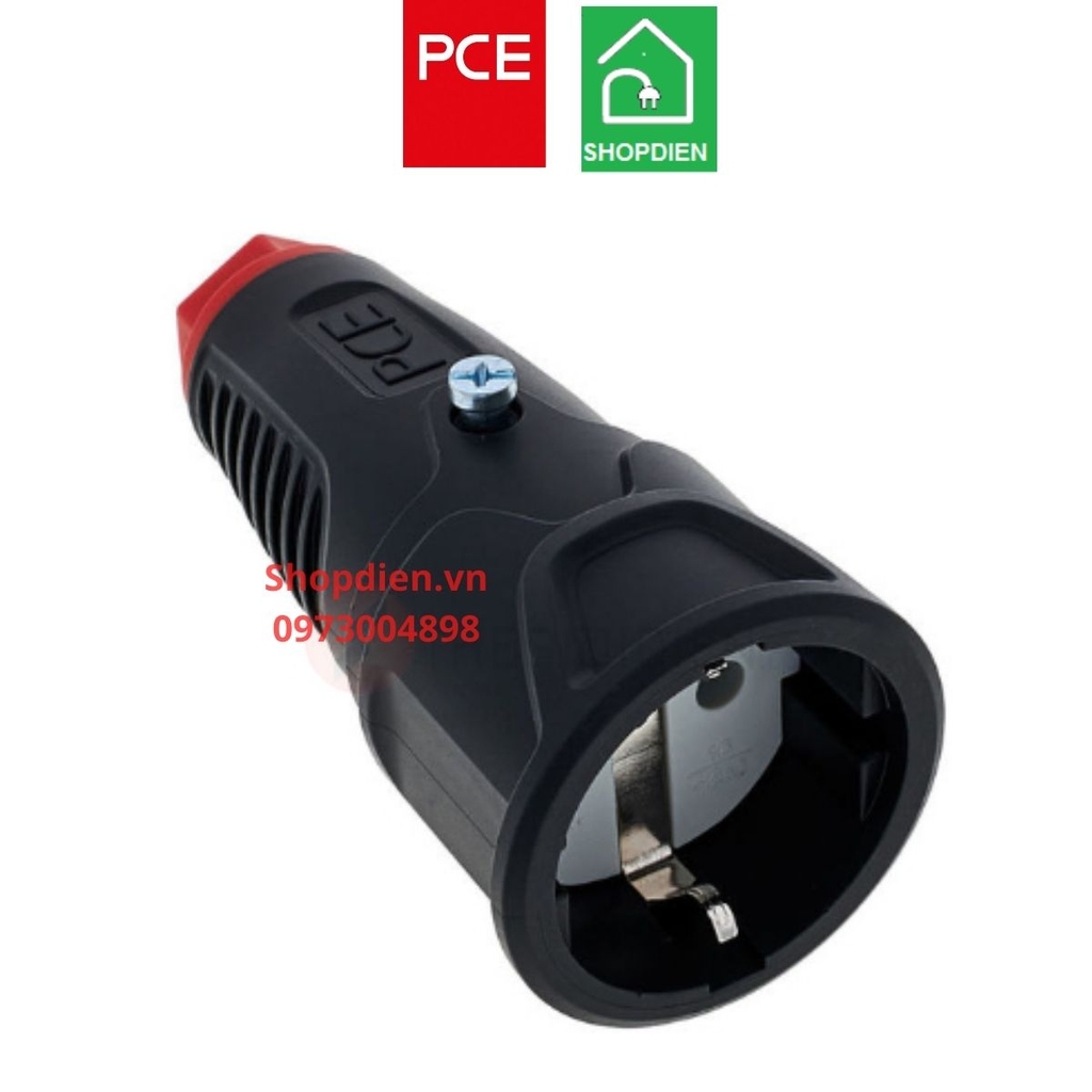 F2510-SR PCE Ổ nối di động cao su 2P+E 16A Rubber connector