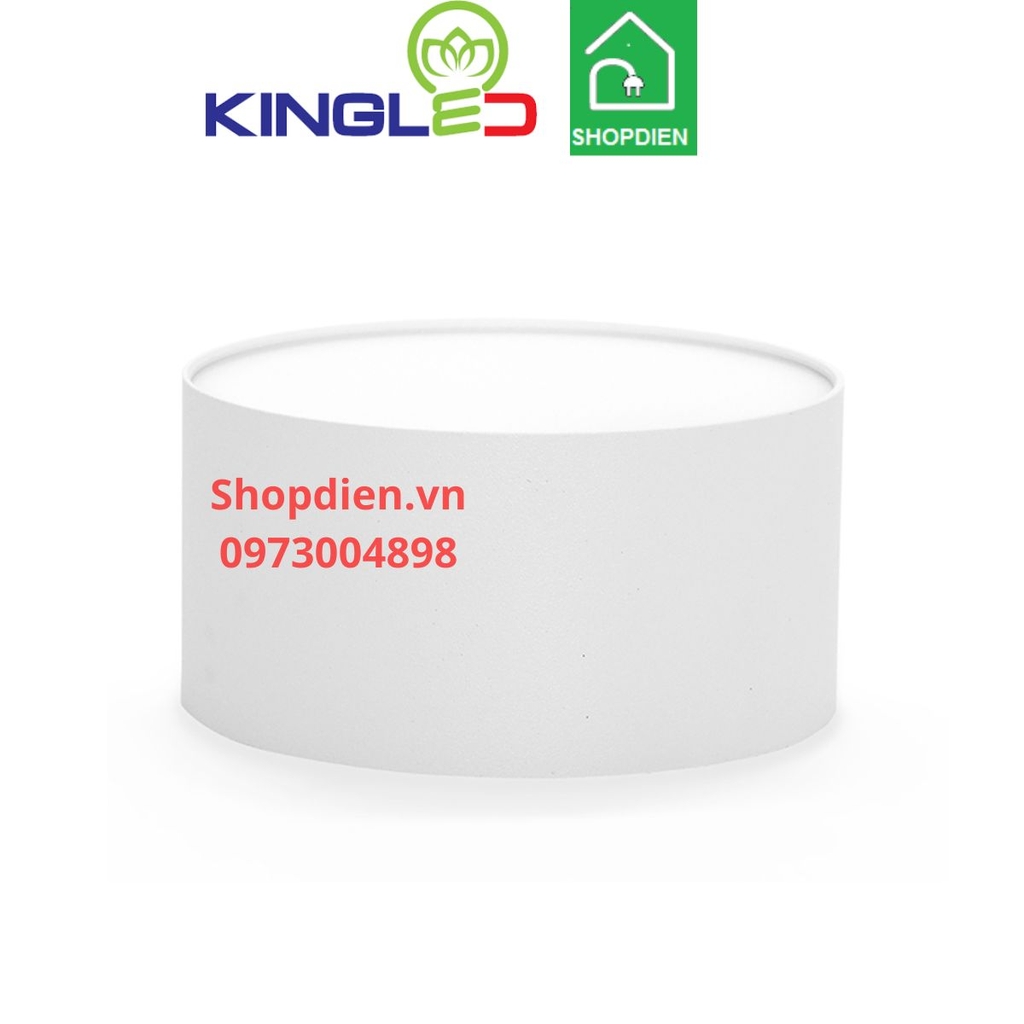 OBK-8SS-D95-T KINGLED Đèn ống bơ 8W D95 AGATE tán quang vỏ trắng
