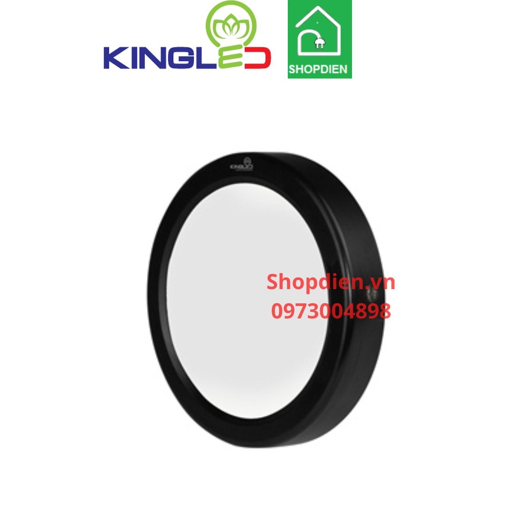 ONL-24SS-T210-D KINGLED Đèn ốp trần tròn 24W D210mm MOONSTONE vỏ đen