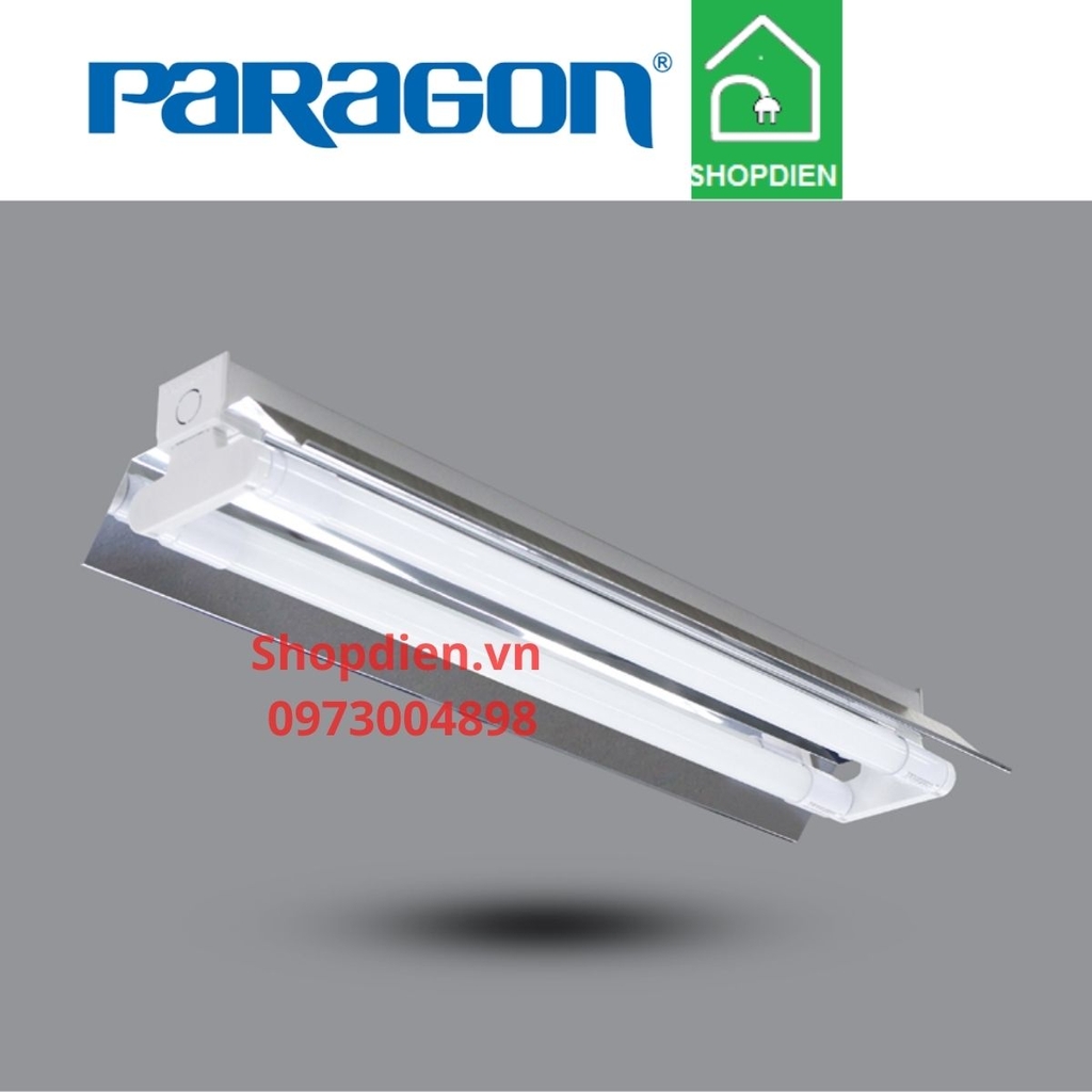 PIFC218L20 Paragon Bộ đèn chóa phản quang đôi 60cm 2x10W