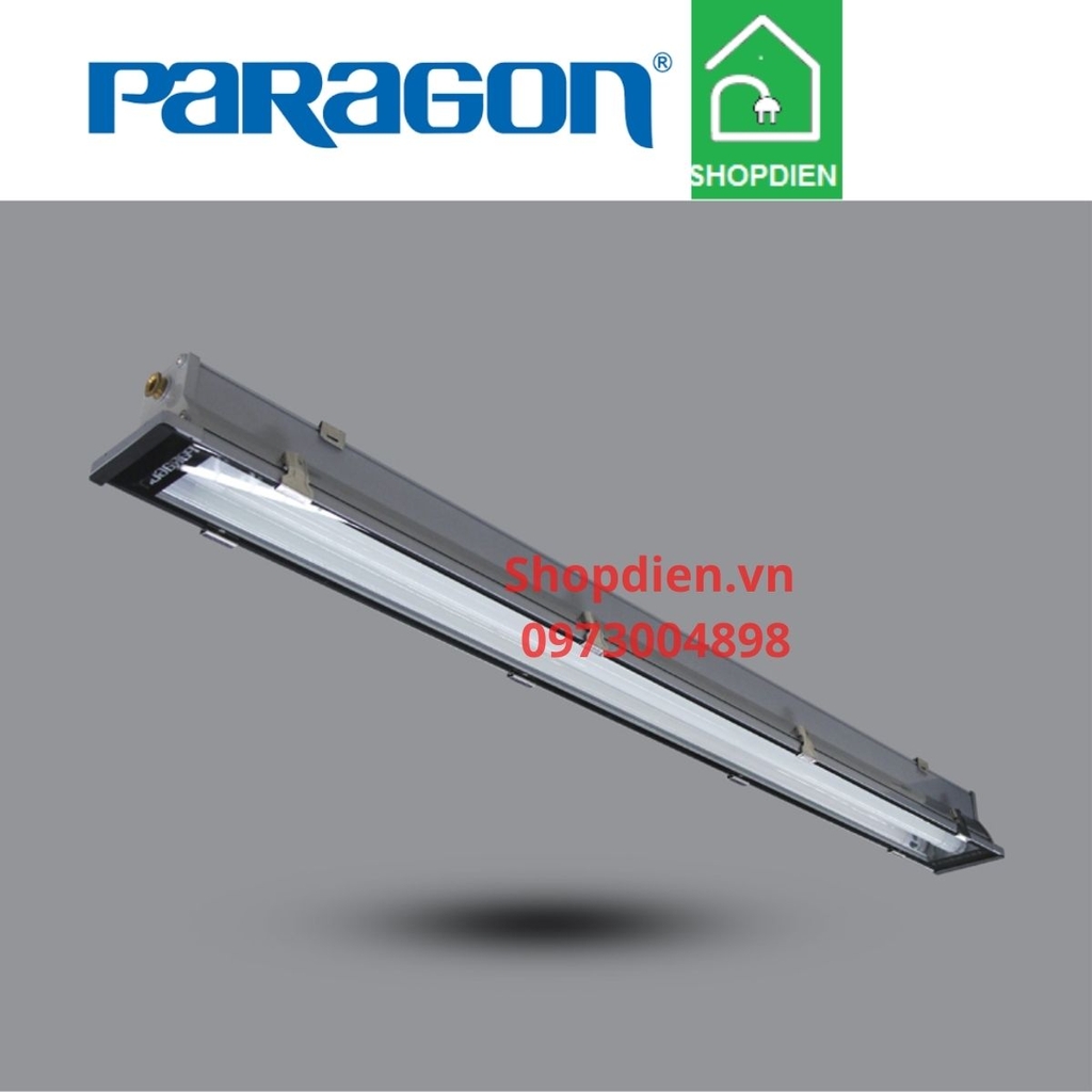 PIFK136L18 Paragon Bộ đèn chống thấm nước chống bụi đơn 1.2m 1x20W
