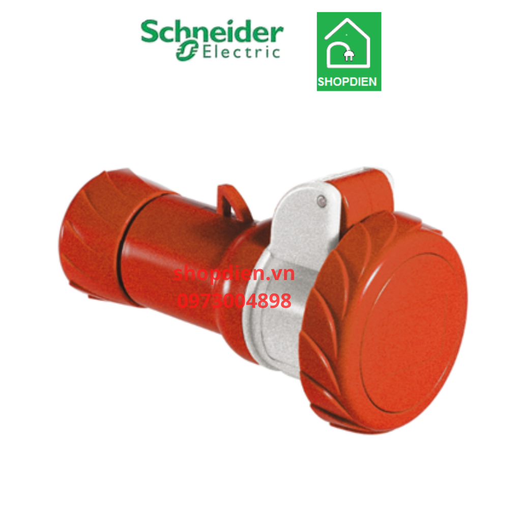 PKF32M734 Schneider Ổ cắm công nghiệp loại nối di động 4P 32A IP67 3P+E