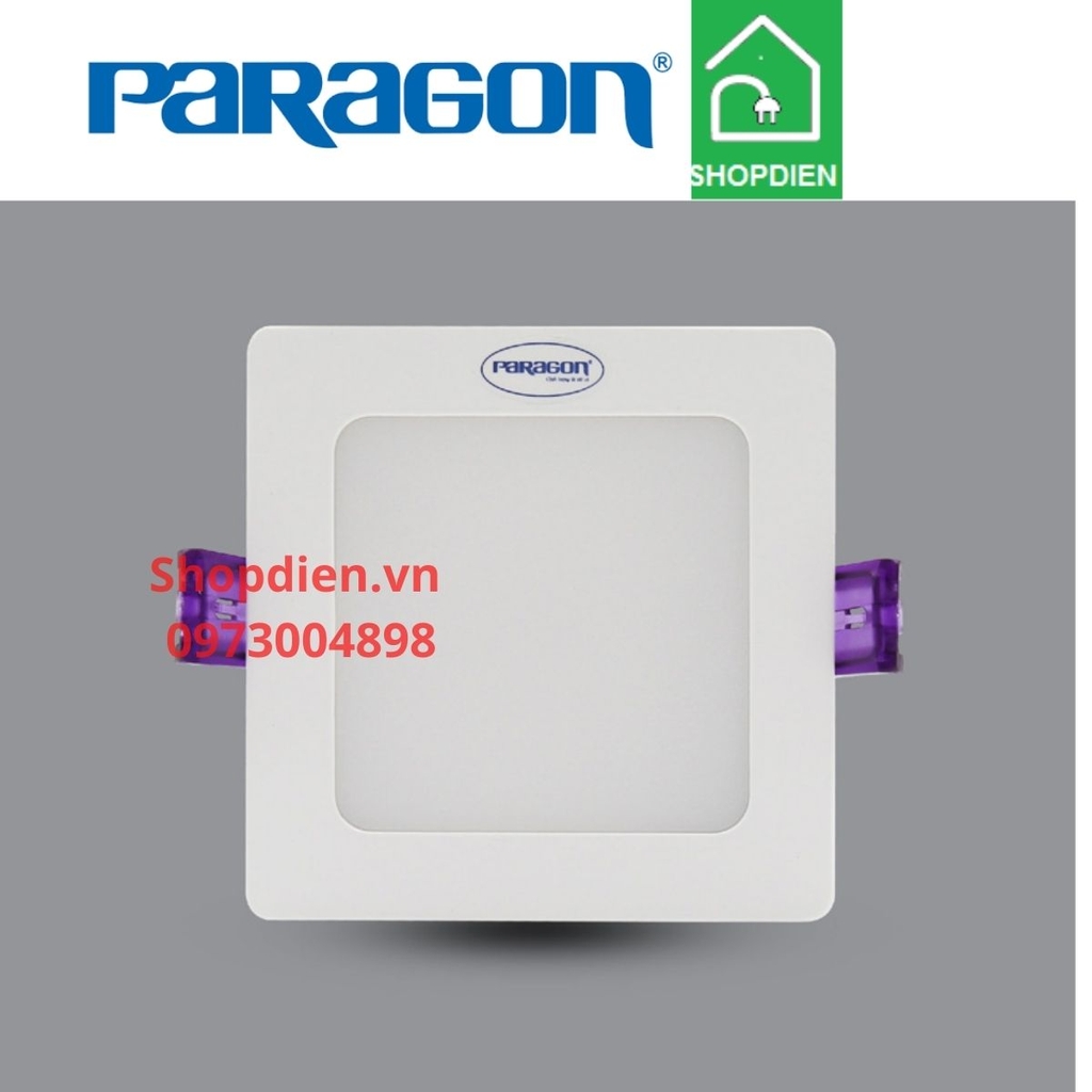PRDNN157L12/CCT Paragon Đèn downlight vuông đổi màu 12W D145 PRDNN âm trần