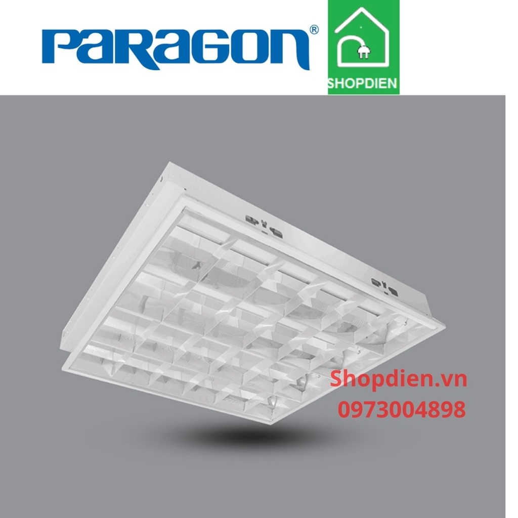 PRFB418L40 Paragon Đèn tán quang âm trần bốn 600x600 LED 4x10W Tbar