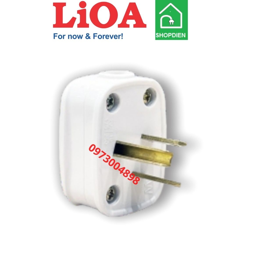 PUS LIOA Phích cắm 3 chân chéo chuẩn US Mỹ
