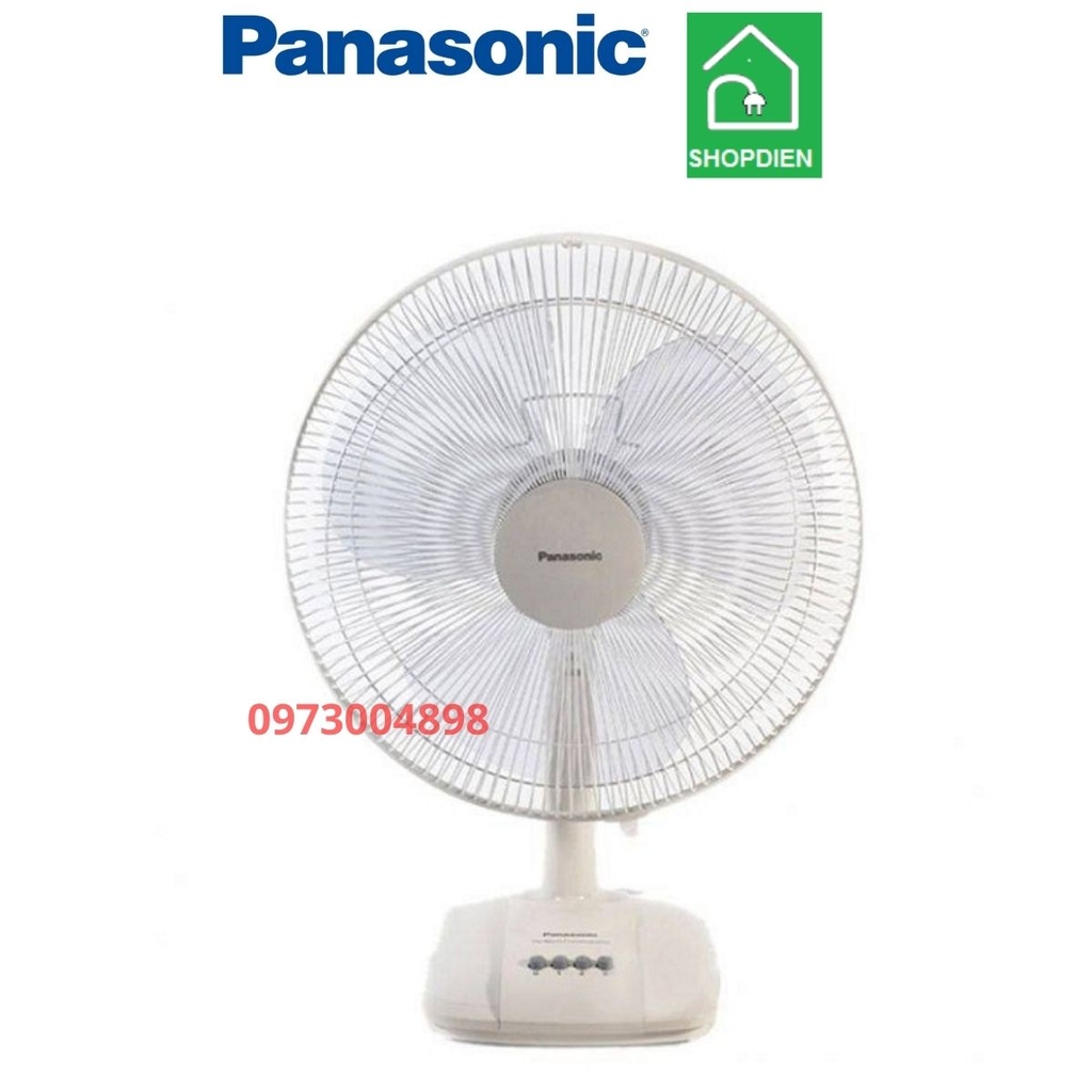 Quạt bàn màu trắng ngà Panasonic F-400CL