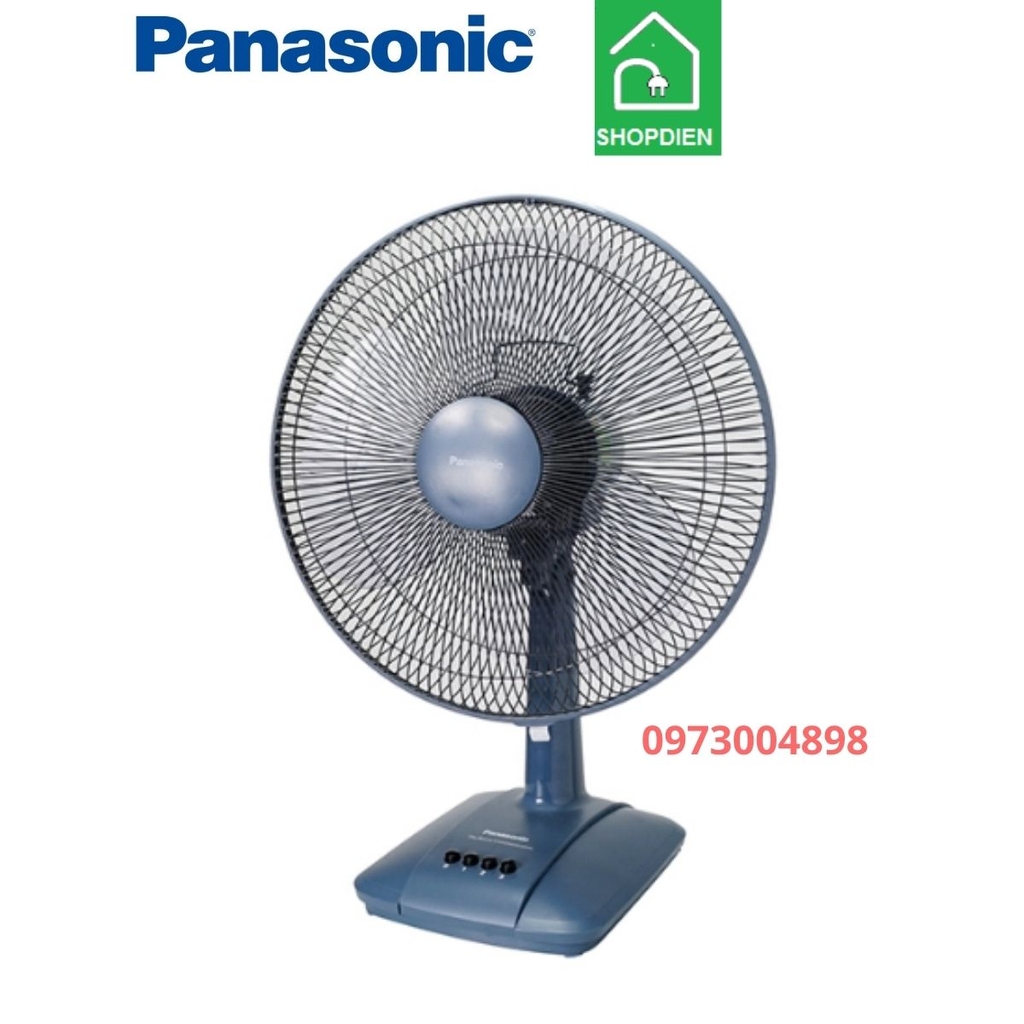 Quạt bàn Panasonic F-400CB màu xanh