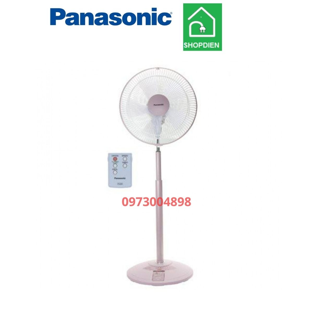 Quạt cây đứng màu hồng Panasonic F-308NHP