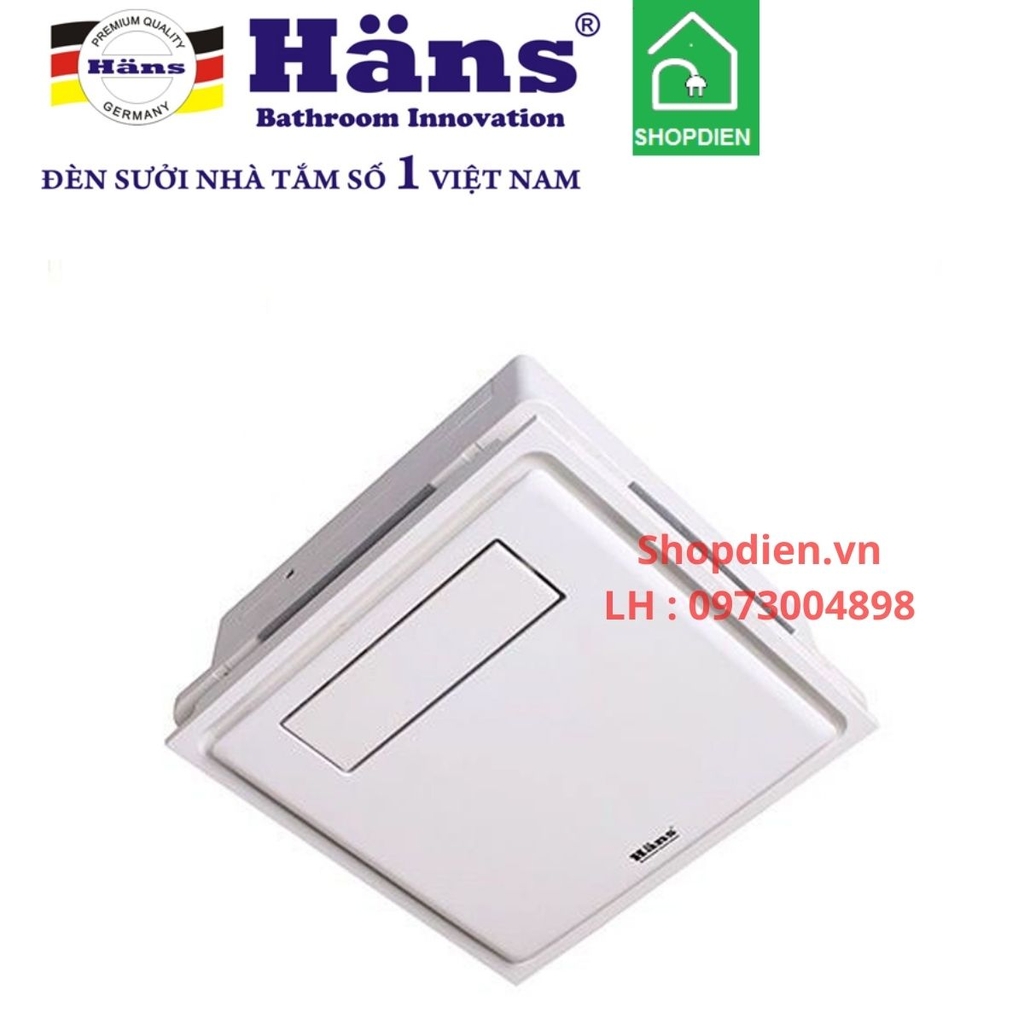 Quạt thổi mát âm trần điều khiển công tắc HANS  H10S