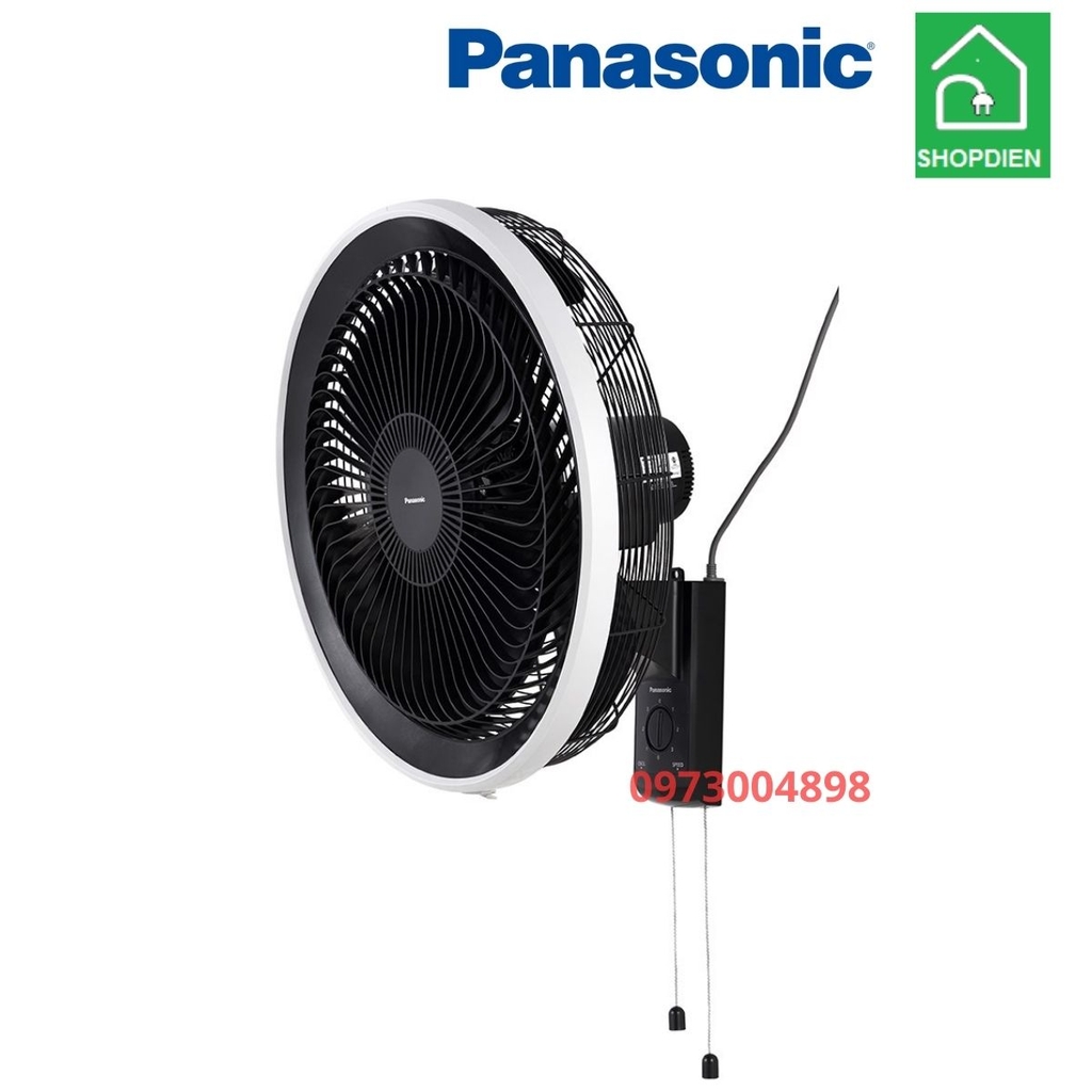 Quạt treo tường màu đen Panasonic F-50YUZ