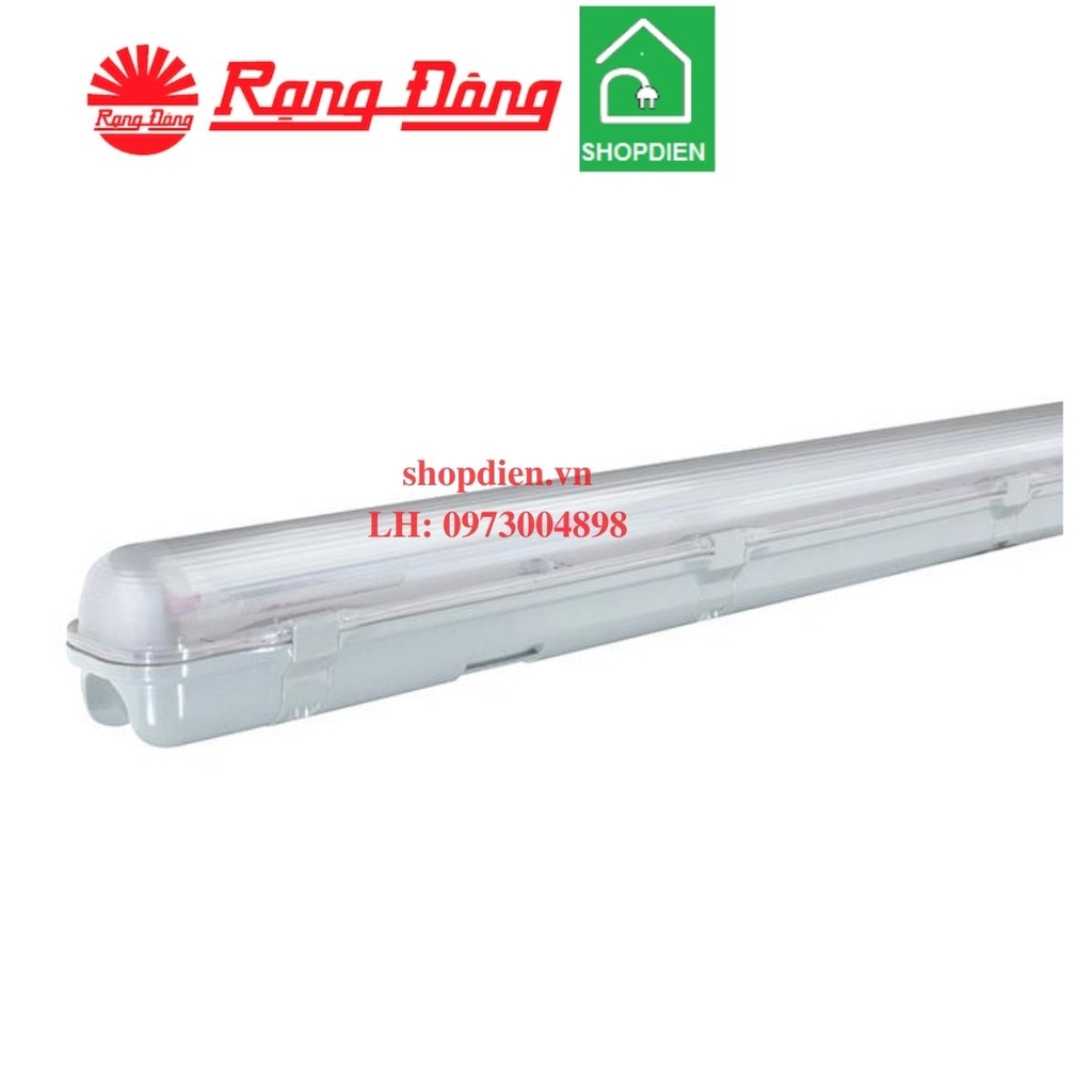 Rạng Đông T8 CA01 20Wx2 Bộ đèn tuýp đôi chống ẩm T8 1.2m