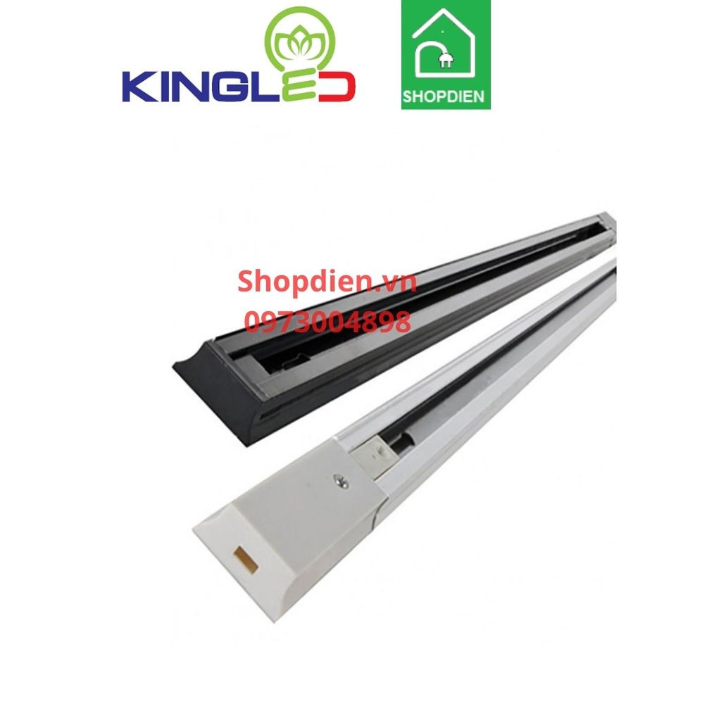 RAY1.0-T/D KINGLED Thanh ray gắn đèn rọi 1M vỏ màu trắng / đen