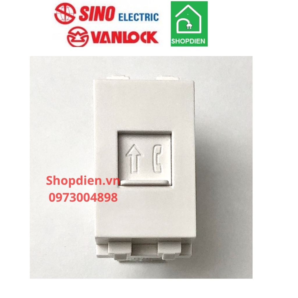S18CC31RJ Sino Vanlock Ô cắm điện thoại S18CC