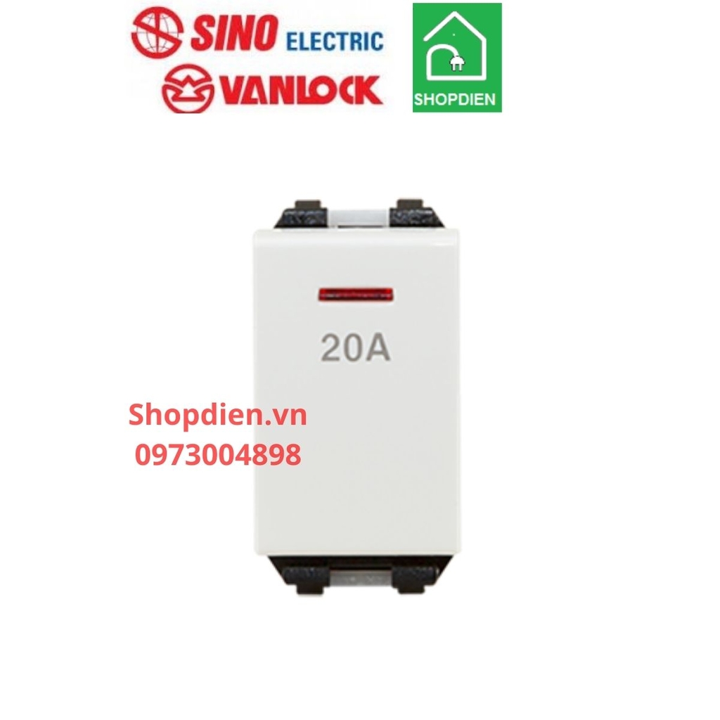 S18CCMD20/NS Sino Vanlock Công tắc 2 cực 20A S18CC cho bình nước nóng