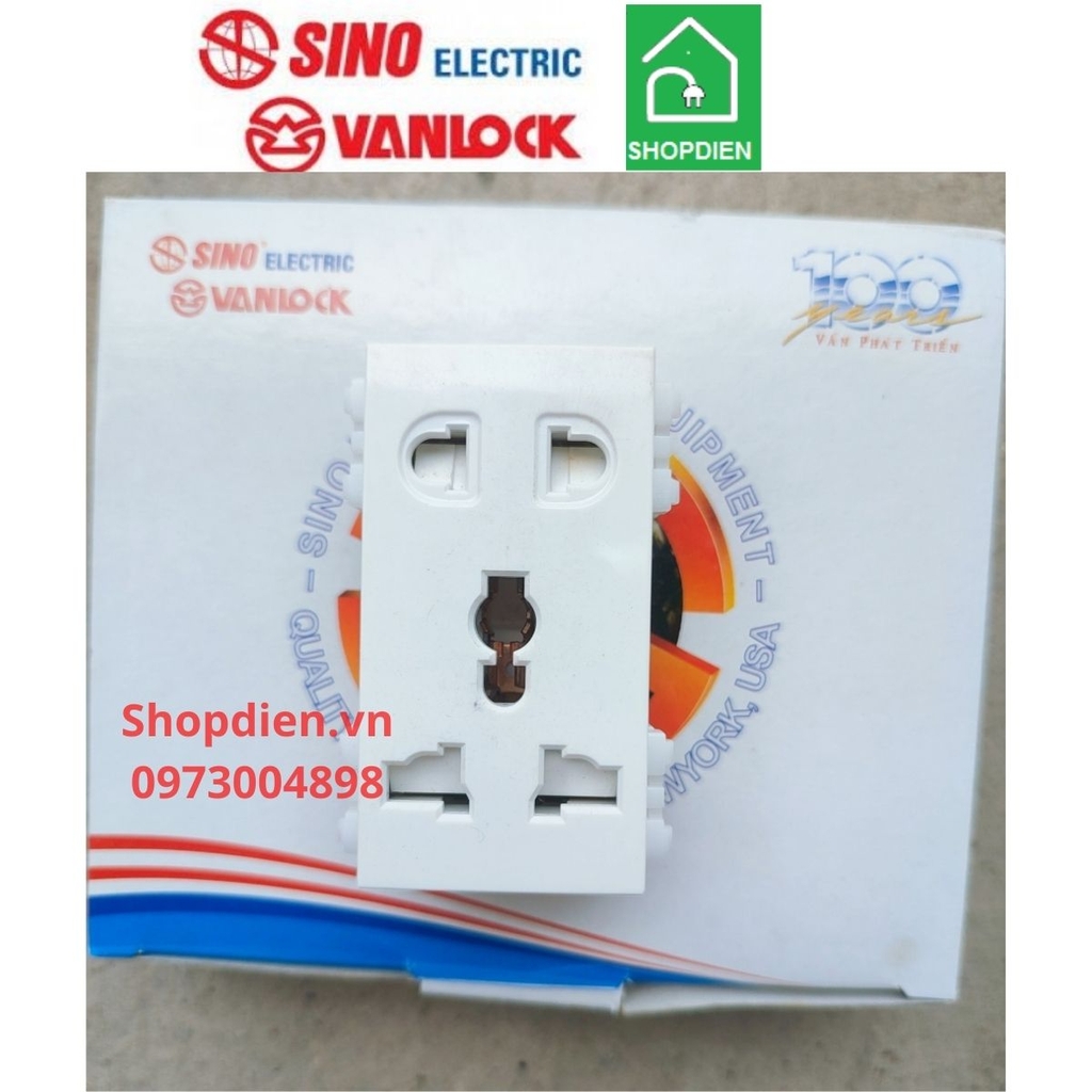S18CCU/UAM Sino Vanlock Ổ cắm 2 chân và ổ đa năng S18CC