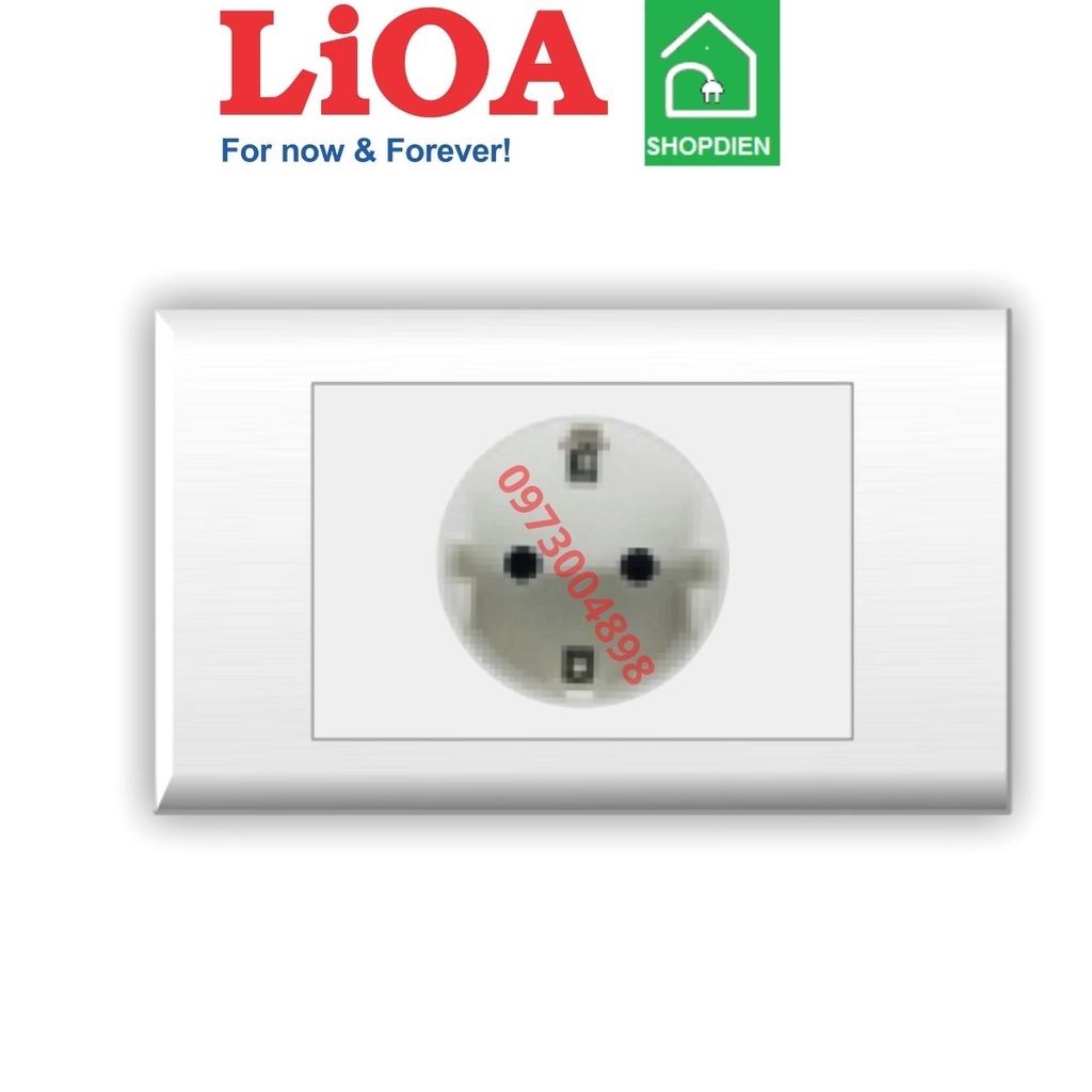 SE18SCK LIOA Ổ cắm đơn Schuko