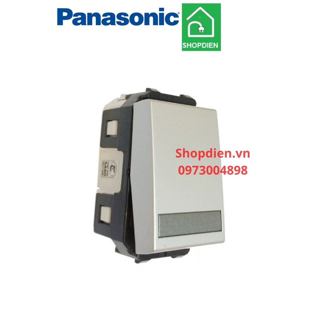 WEG55327MW Panasonic Công tắc 2 chiều, đảo chiều cầu thang Refina màu trắng ánh kim