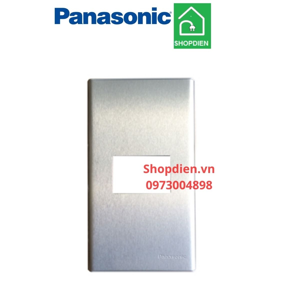 WEG6501-1 Panasonic Mặt 1 kim loại nhôm 1 thiết bị Wide Series Metal plate