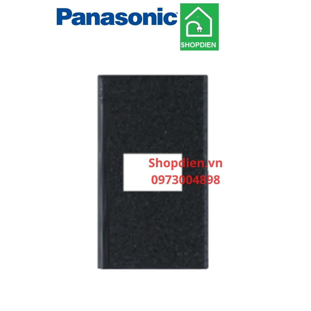 WEV68010MB Panasonic Mặt 1 thiết bị màu đen ánh kim Wide Series