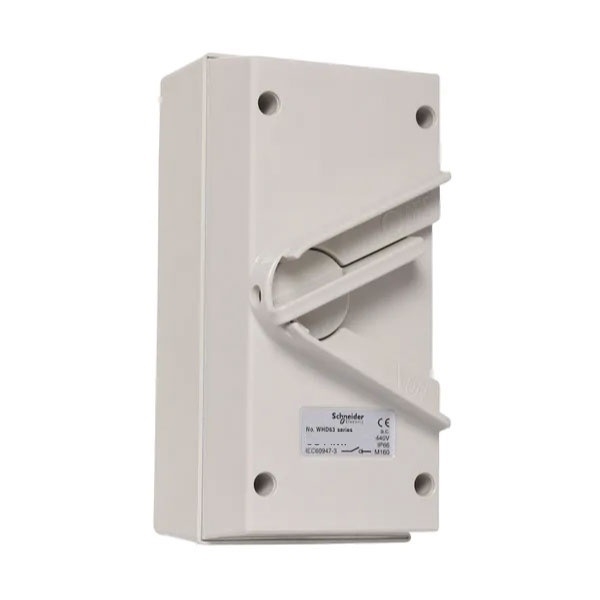 WHT80_GY_G19 SCHNEIDER ISOLATOR 3P 80A Cầu dao ngắt điện chống thấm nước IP66