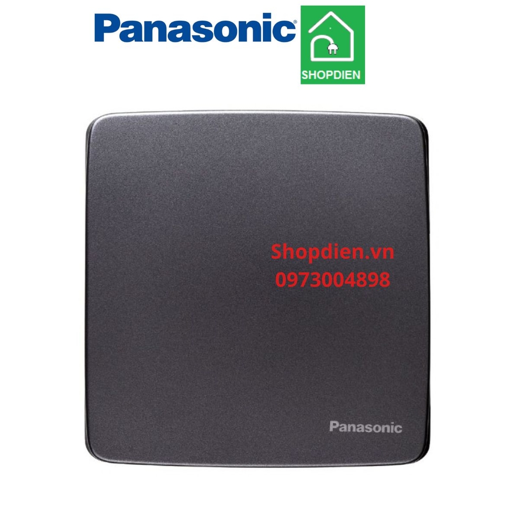 WMT6891MYH-VN Panasonic Mặt che trơn vuông MINERVA xám ánh kim