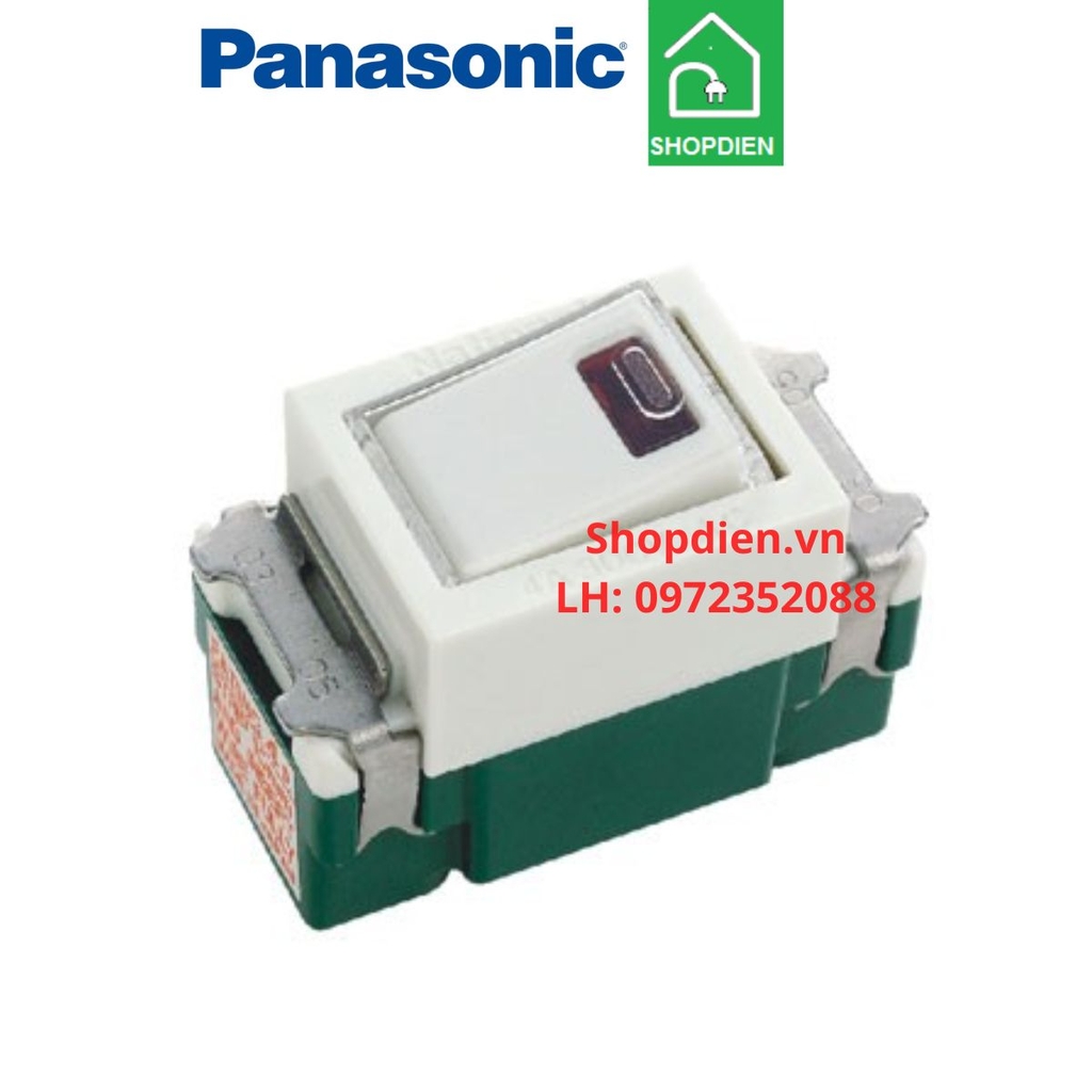 WN5241W-801 Panasonic Công tắc đơn 1 chiều có đèn báo khi ON Full Color