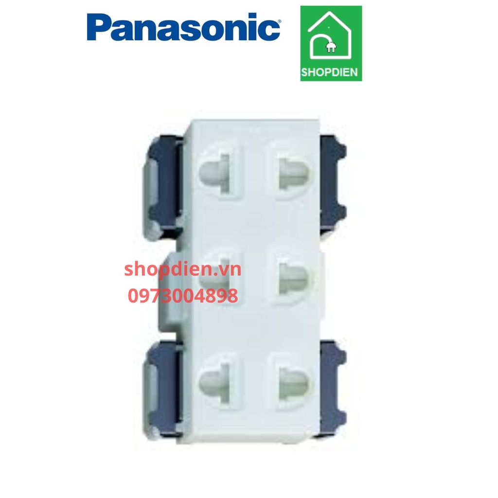 WNG159237W Panasonic Ổ cắm ba 2 chấu Full Color