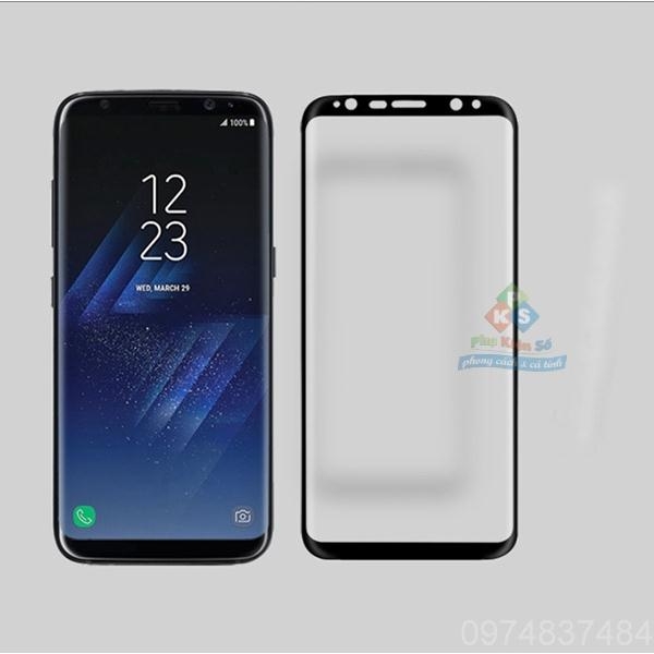 Kính cường lực Samsung Galaxy S8 full màu chống trầy chống va đập