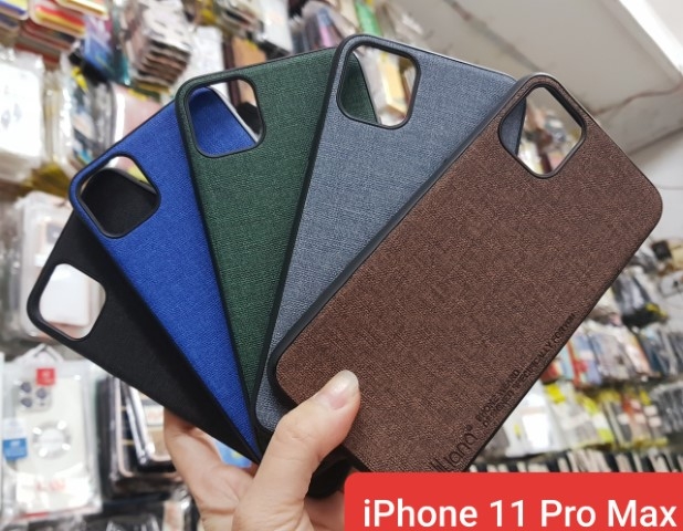 Ốp lưng dẻo vải cho iPhone 11 Pro