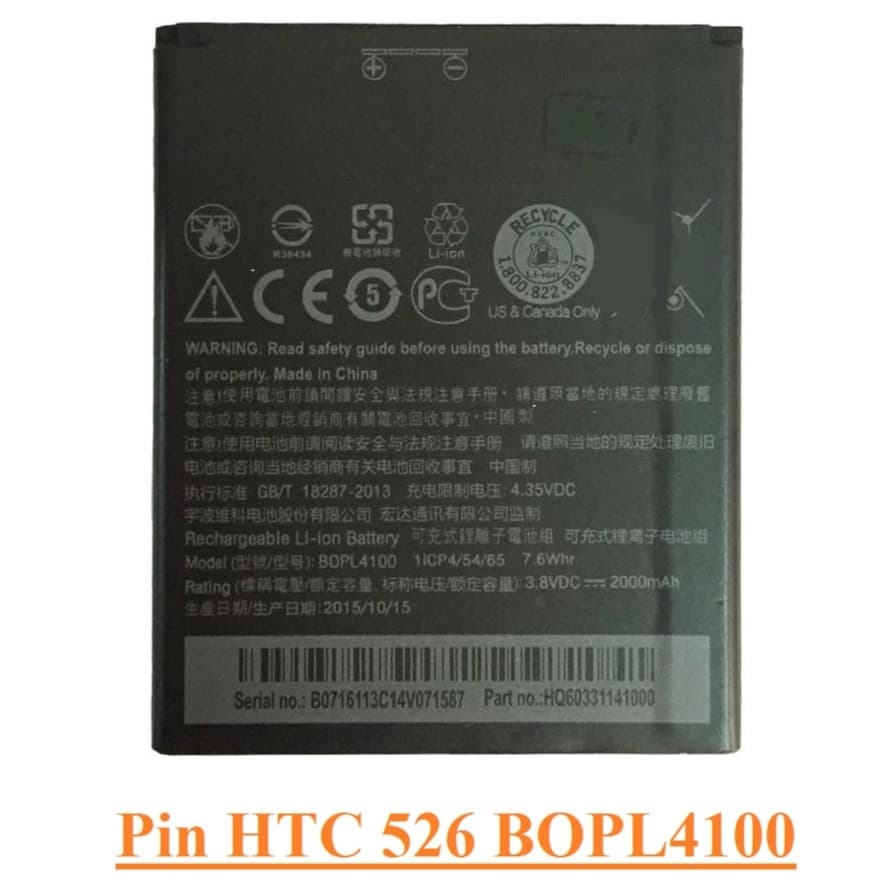 Pin HTC Desire 526/326/BOPM3100