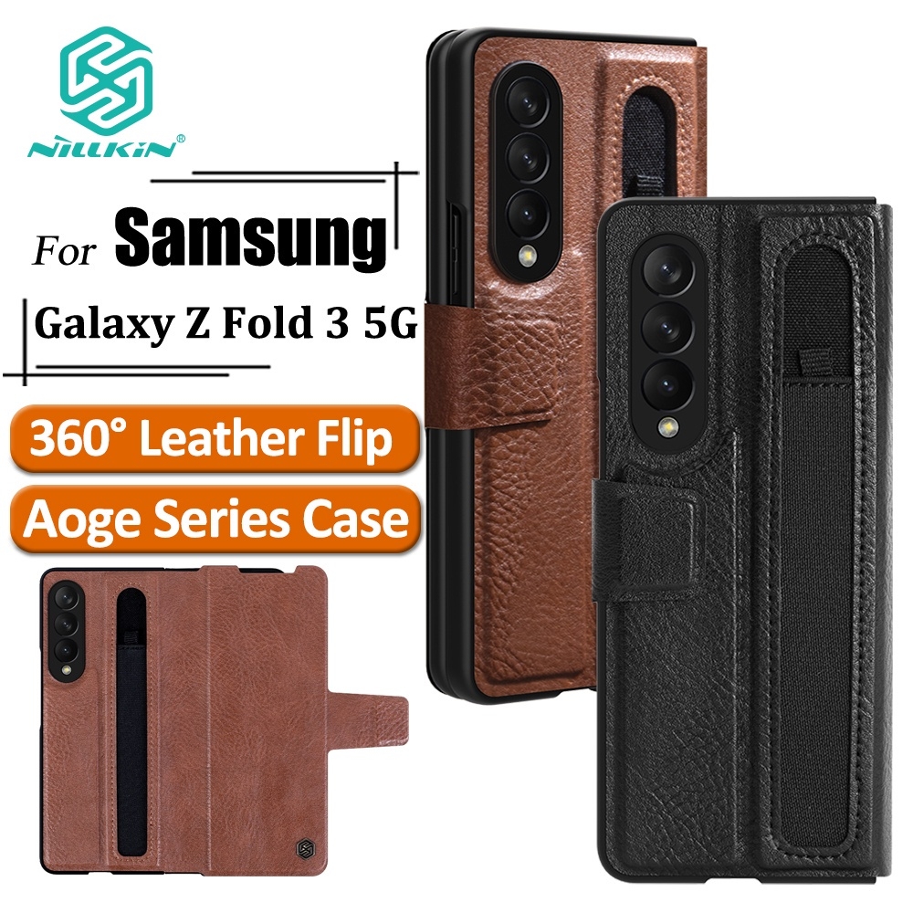 Bao da cao cấp chính hãng Nillkin cho Samsung Z Fold 3