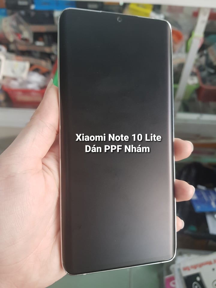 Dán ppf nhám chống vân tay full màn hình cho Xiaomi Note 10 Lite