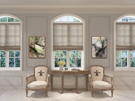 Tranh trong không gian biệt thự Hà Nội