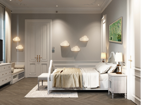 Tranh trong không gian biệt thự Hà Nội