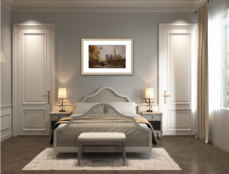 Tranh trong không gian biệt thự Hà Nội