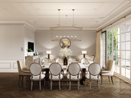 Tranh trong không gian biệt thự Hà Nội