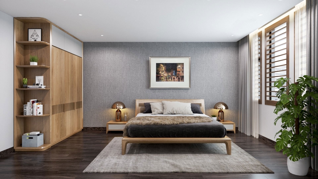 Tranh trong không gian biệt thự 2