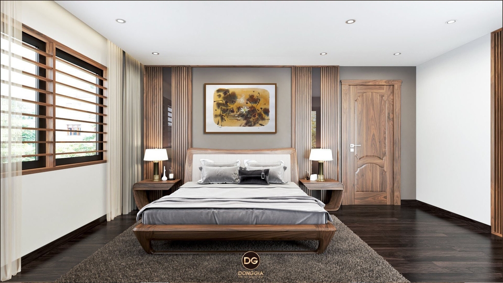 Tranh trong không gian biệt thự 2