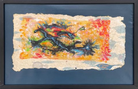 Tranh màu nước trên giấy giang 