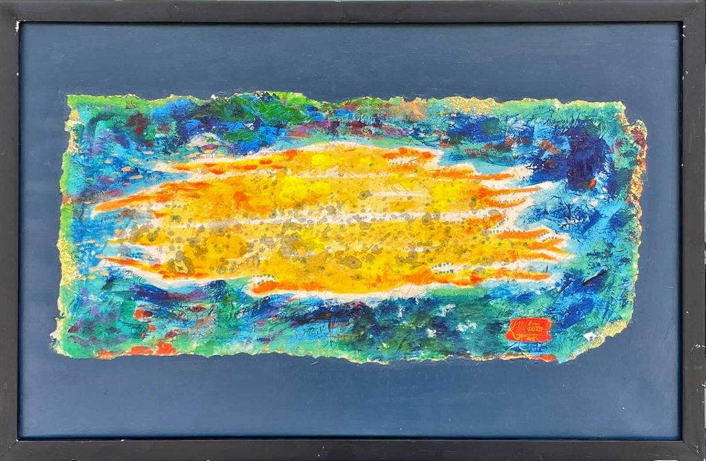 Tranh màu nước trên giấy giang 