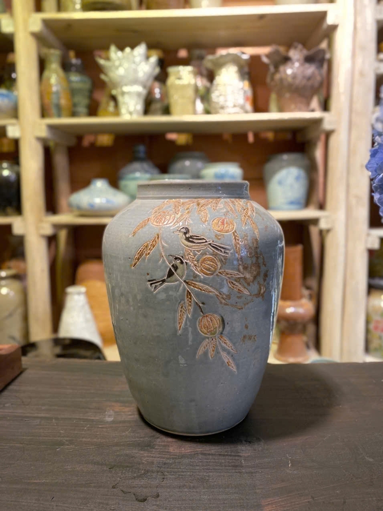 Gốm men tự nhiên