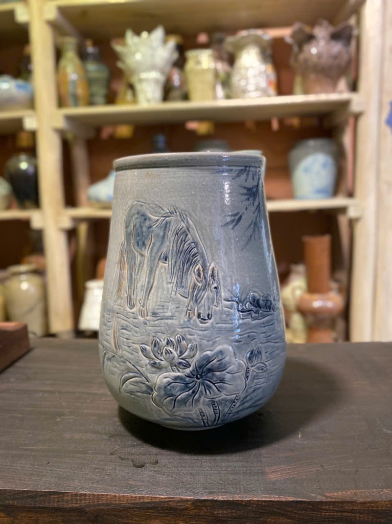 Gốm men tự nhiên