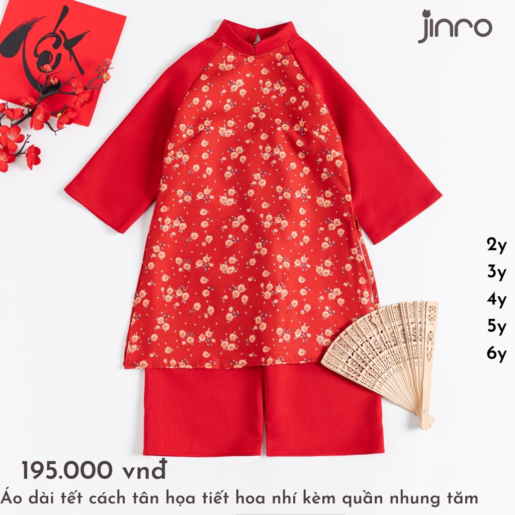 TET - Áo dài tết - Đỏ